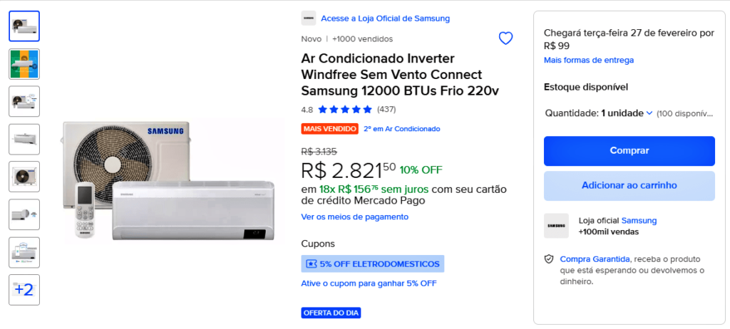 OFERTA MERCADO LIVRE AR