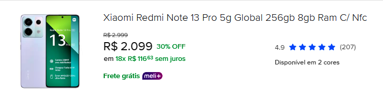 OFERTA MERCADO LIVRE AR