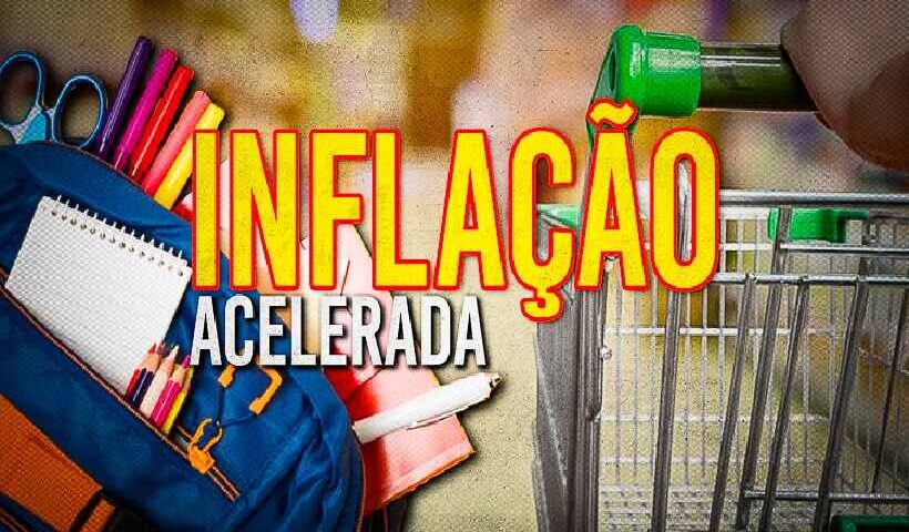 Acelerada na Inflação