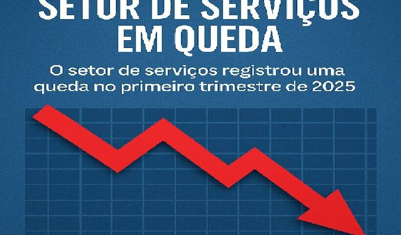 Setor de Serviços Recuou