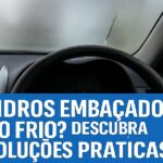 vidros embaçados
