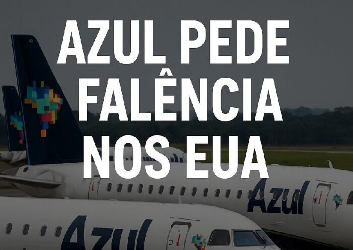 Azul pede falência