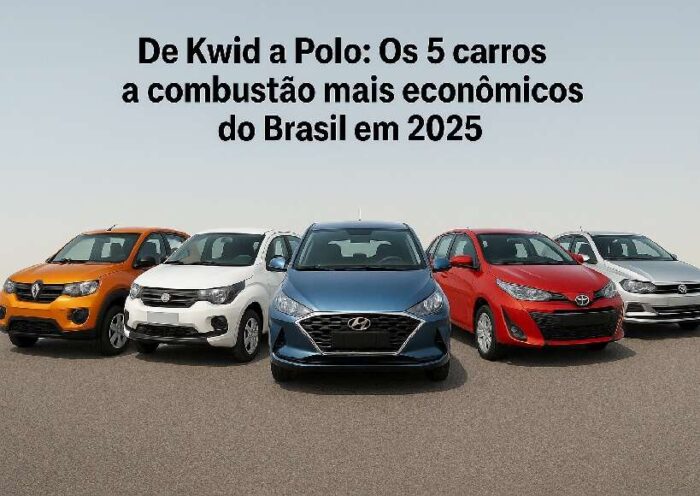 5 carros a combustão