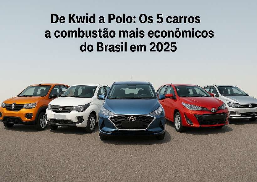 5 carros a combustão