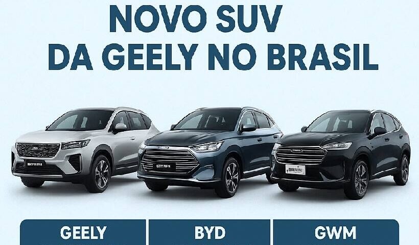 Novo SUV da Geely no Brasil