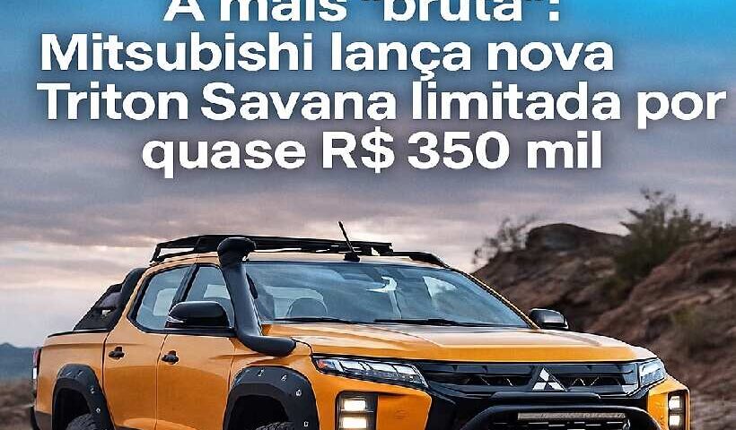 Mitsubishi lança Triton Savana