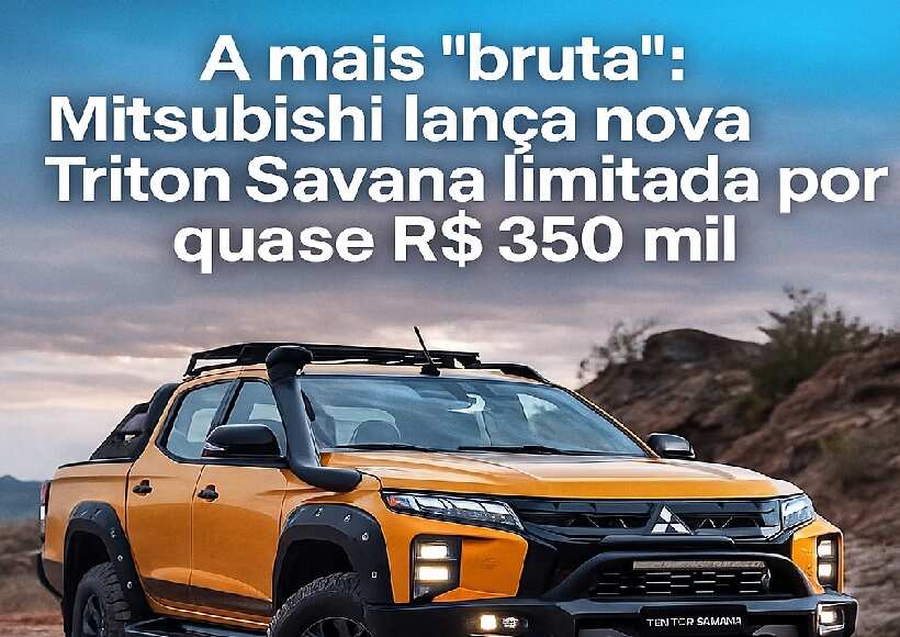 Mitsubishi lança Triton Savana