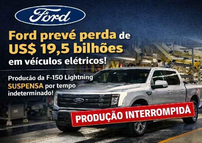 Ford prevê perda de US$ 19,5 bilhões