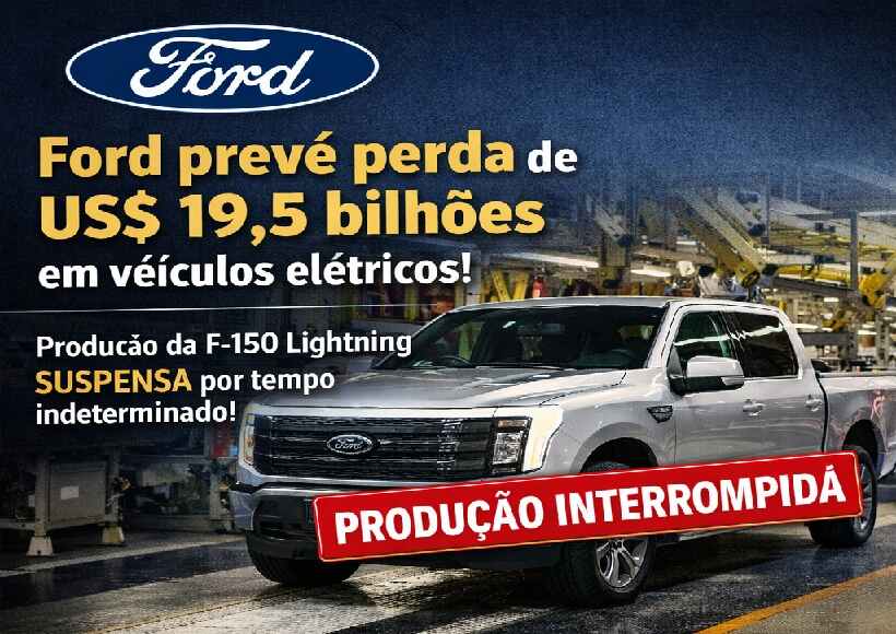Ford prevê perda de US$ 19,5 bilhões