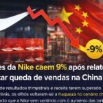 Ações da Nike caem forte