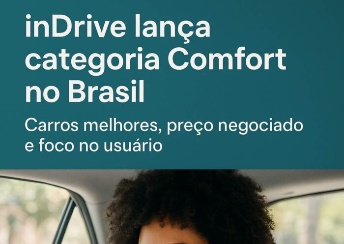 inDrive lança categoria Comfort