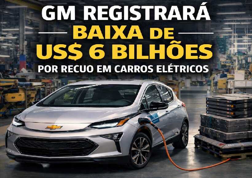 GM registrará baixa contábil