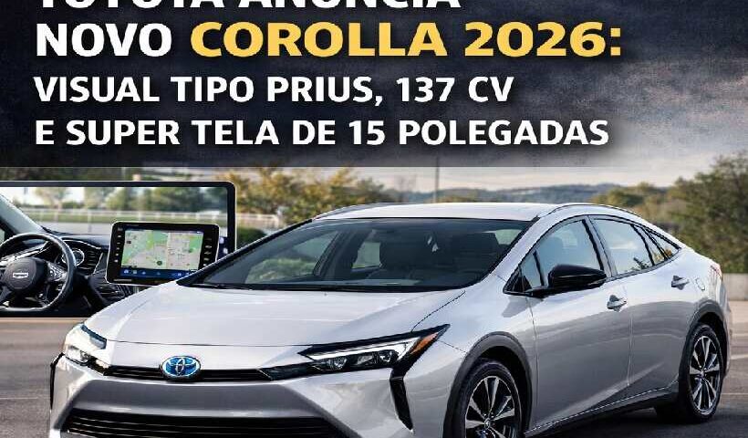Toyota anuncia novo Corolla 2026