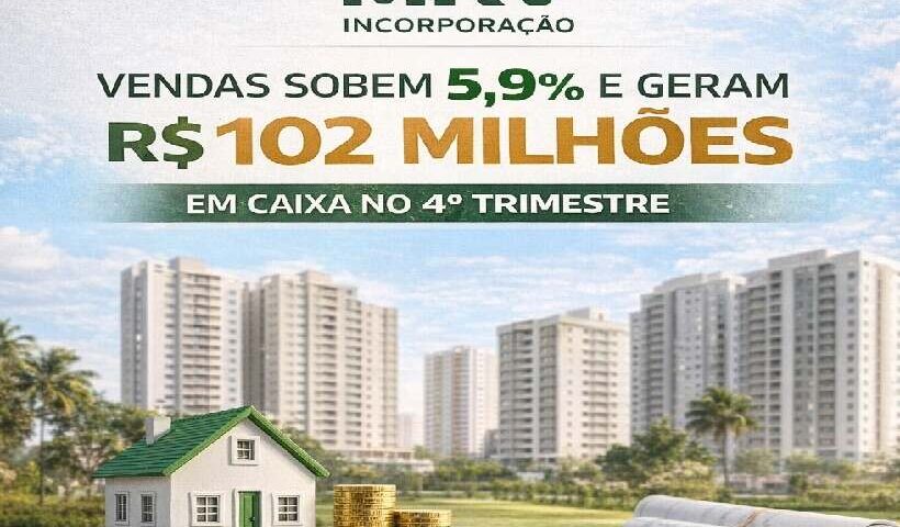 MRV Incorporação registra alta de 5,9%