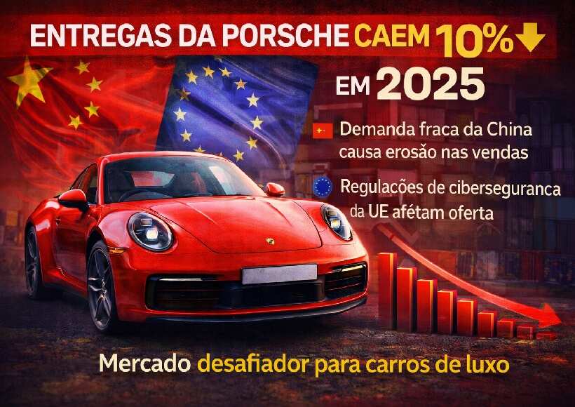Entregas da Porsche em 2025