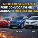 Ford convoca 116 mil veículos