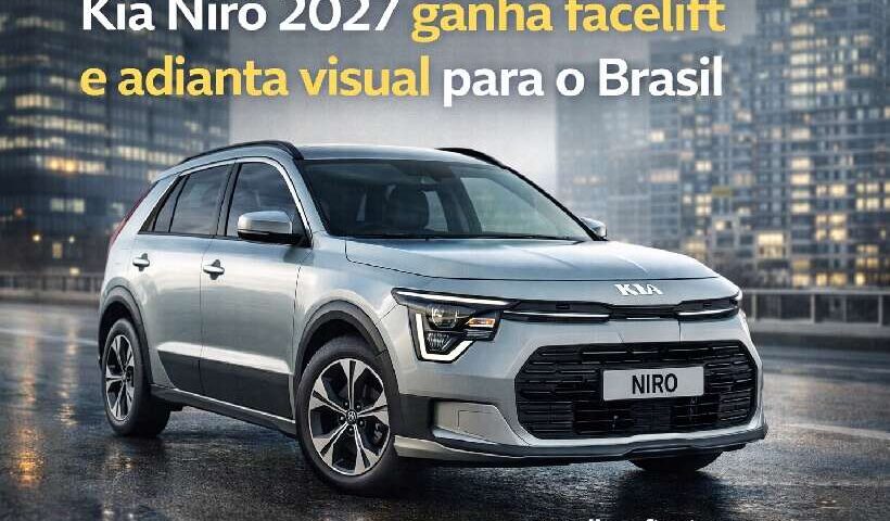 Kia Niro 2027 ganha facelift