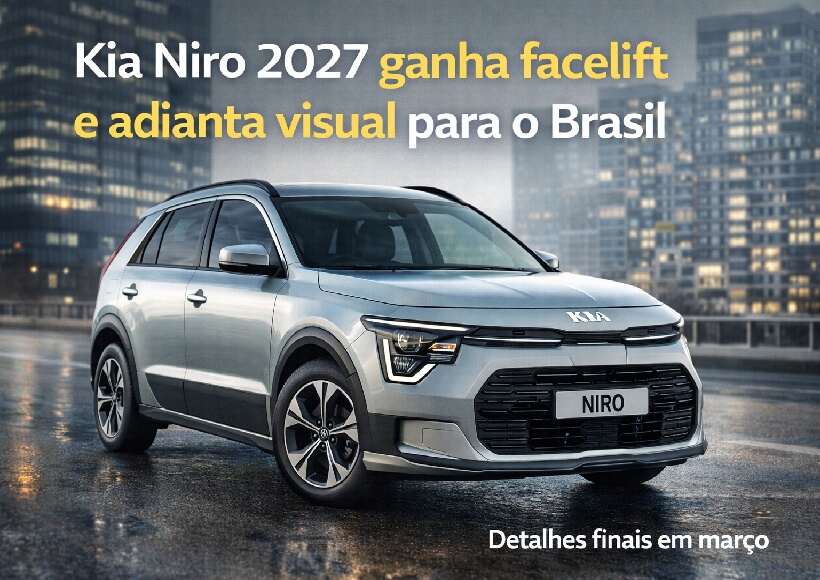 Kia Niro 2027 ganha facelift