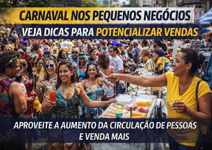 Carnaval nos pequenos negócios