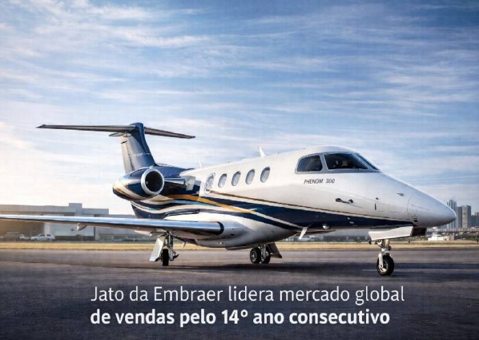 Embraer lidera mercado global