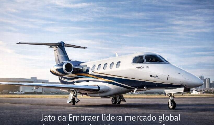 Embraer lidera mercado global