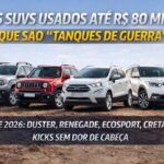 5 SUVs usados até R$ 80 mil