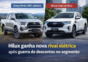 Toyota Hilux ganha nova rival elétrica