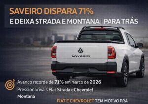 Saveiro surpreende em 2026