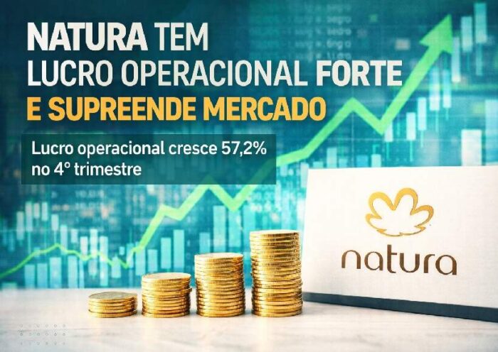 Melhora no desempenho da marca Natura