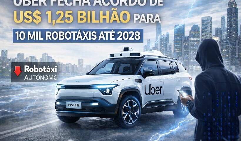Uber aposta pesado em robotáxis: