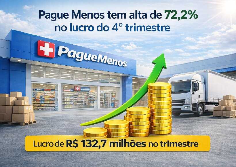 Pague Menos tem alta de 72,2%