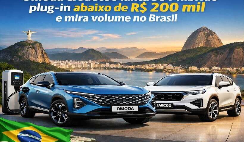 Omoda & Jaecoo lança SUV híbrido plug-in