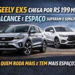 Geely EX5 chega por R$ 199 mil