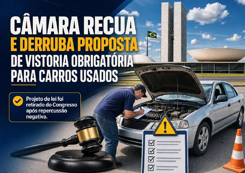 Câmara recua e derruba proposta de vistoria