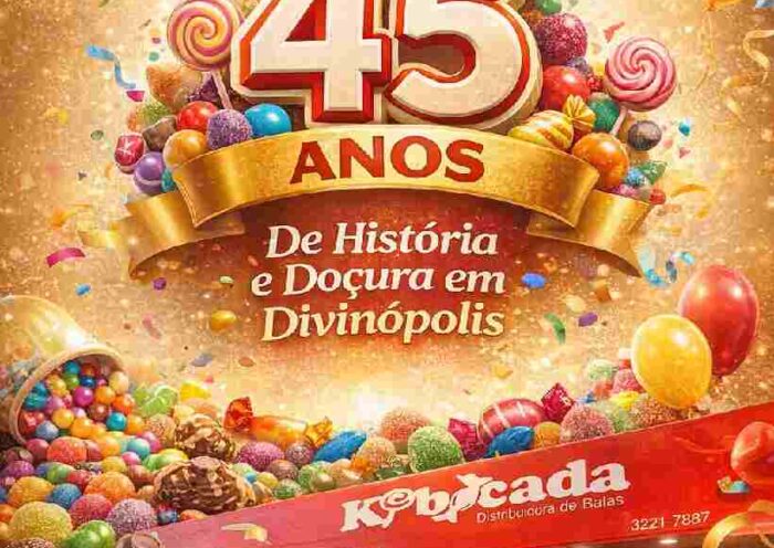Kibocada Distribuidora de Doces celebra 45 anos