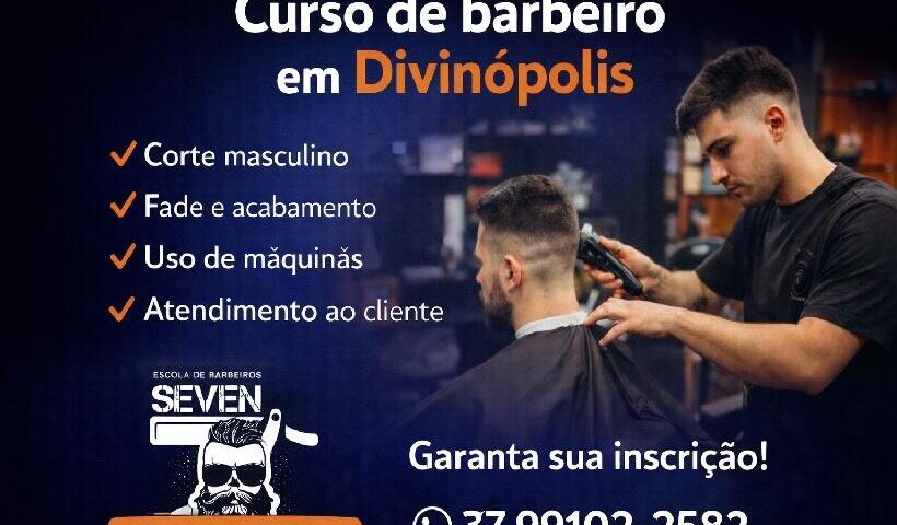 Curso de barbeiro em Divinópolis