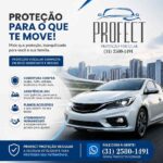 Proteção veicular em Belo Horizonte com cobertura completa para carros, assistência 24 horas e planos acessíveis pela PROFECT.