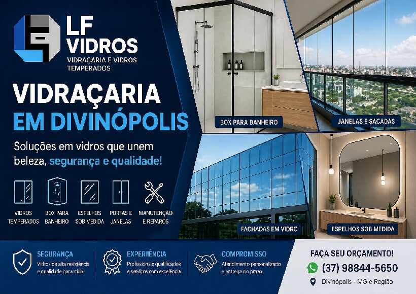 Vidraçaria em Divinópolis