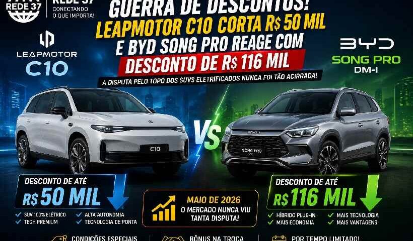Leapmotor C10 derruba preço em até R$ 50 mil e força reação agressiva da BYD no mercado de SUVs eletrificados https://rede37.com.br/wp-content/uploads/2026/05/DIBULGACAO-3-1-13.jpg