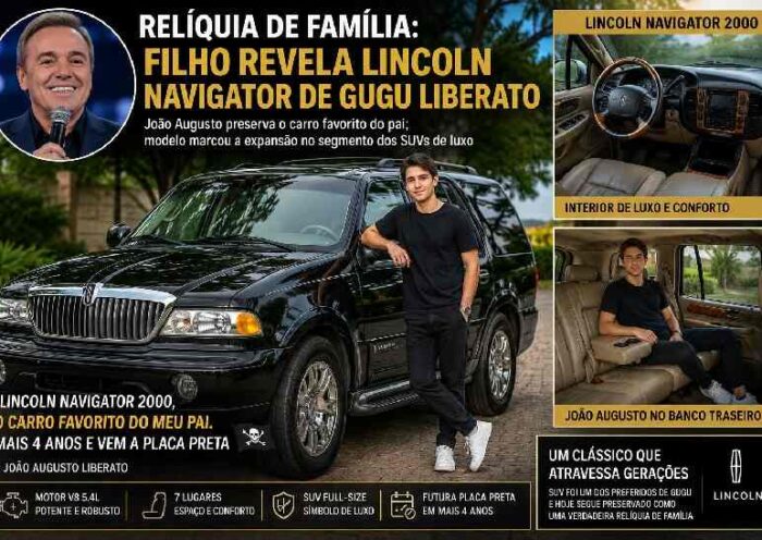 Relíquia de família: filho de Gugu revela Lincoln Navigator 2000 que era o carro favorito do apresentador https://rede37.com.br/wp-content/uploads/2026/05/DIBULGACAO-3-1-16.jpg