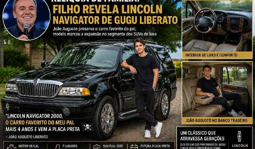 Relíquia de família: filho de Gugu revela Lincoln Navigator 2000 que era o carro favorito do apresentador https://rede37.com.br/wp-content/uploads/2026/05/DIBULGACAO-3-1-16.jpg