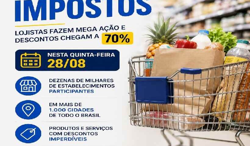 Dia Livre de Impostos promete descontos de até 70% em milhares de lojas pelo Brasil https://rede37.com.br/wp-content/uploads/2026/05/DIBULGACAO-3-1-20.jpg