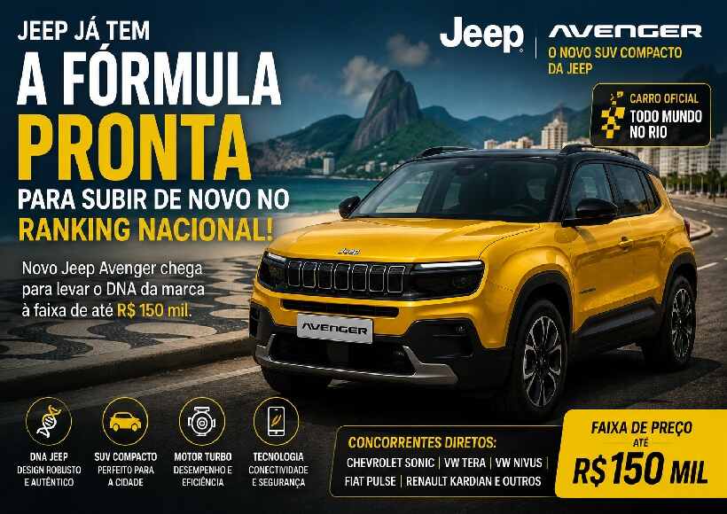 Jeep aposta no novo Avenger