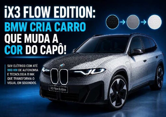 BMW apresenta iX3 Flow Edition