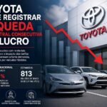 Toyota deve registrar 4ª queda