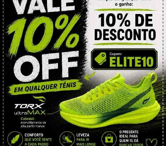 Elite dos Pés lança promoção especial com 10% de desconto na compra de qualquer tênis em Divinópolis https://rede37.com.br/wp-content/uploads/2026/05/PROMOCAO.jpg