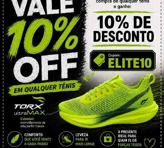 Elite dos Pés lança promoção especial com 10% de desconto na compra de qualquer tênis em Divinópolis https://rede37.com.br/wp-content/uploads/2026/05/PROMOCAO.jpg