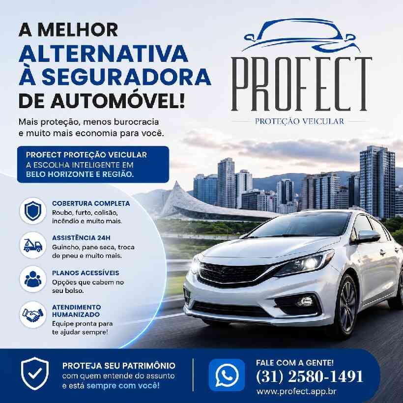 Alternativa à seguradora de automóvel em Belo Horizonte