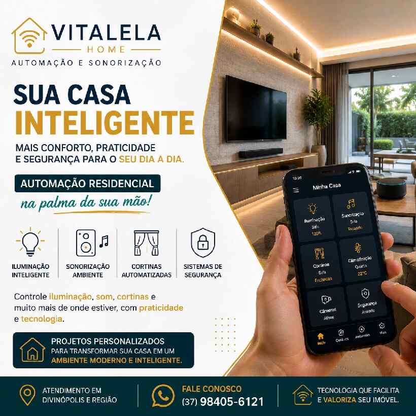 Casa inteligente em Divinópolis: conheça os benefícios da automação residencial https://rede37.com.br/wp-content/uploads/2026/05/beneficios-da-automacao-residencial.jpg