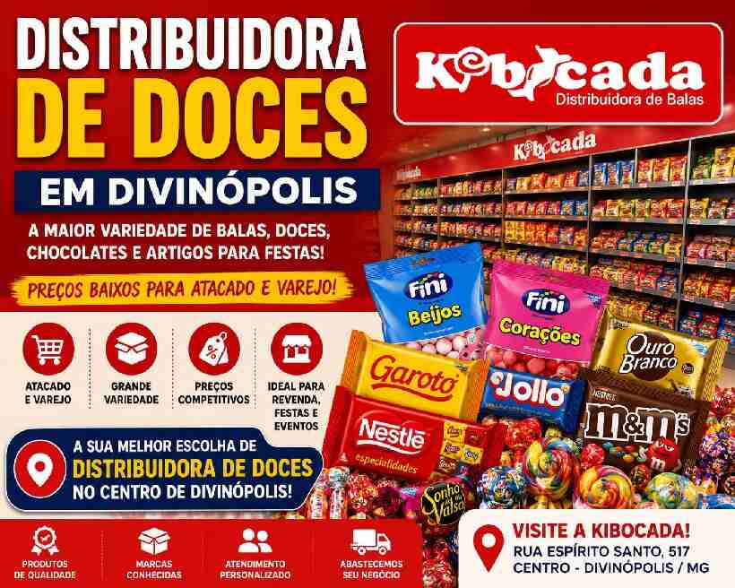 Distribuidora de doces em Divinópolis